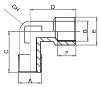 PLMF,Brass air fitting, Air connector, Brass fitting, air fitting